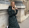 New Reby smaragd – Hosszított steppelt női kabát – Innova Fashion